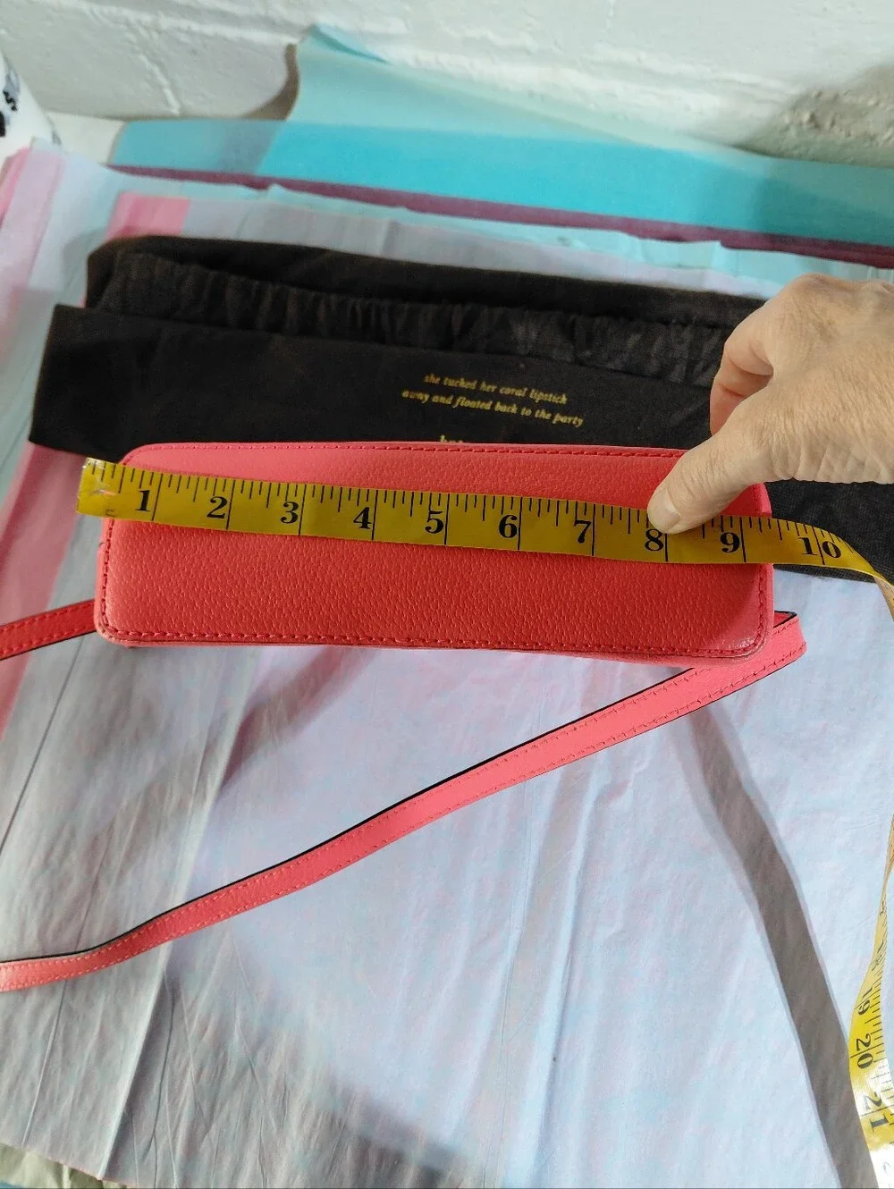 Kate Spade New York Hot Pink Wellesley Hanna Sweatheart Leather Bag NWOT
